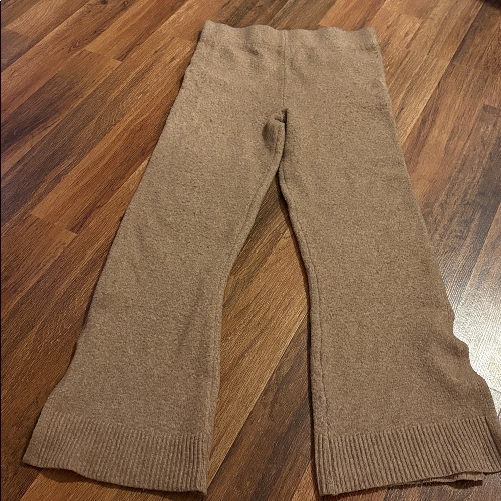 Cozy Tan Boot Cut Pants